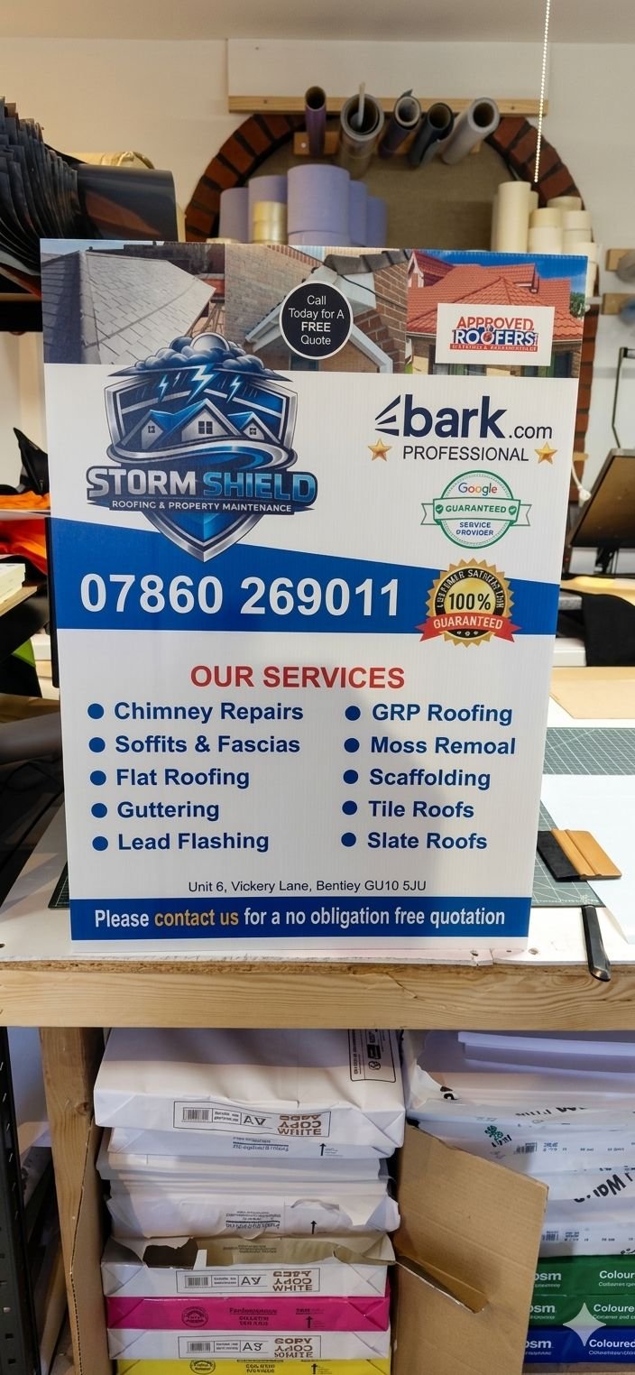 Storm Shield business cards